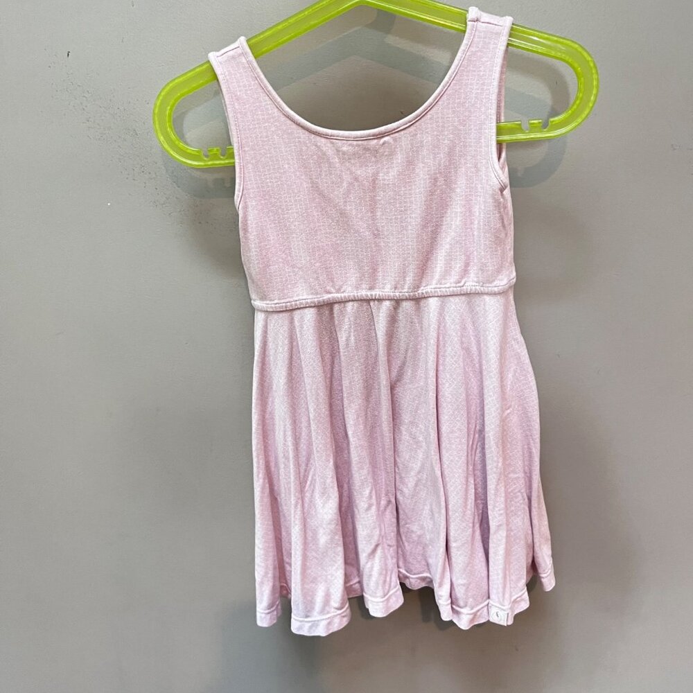 Omi Jo Baby Pink Sleeveless Dress With Textured Pattern Size‎ 2